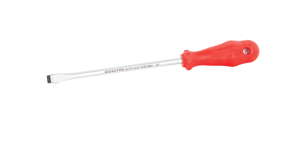 İzeltaş Screwdriver, Opak, Flat 3×80 mm