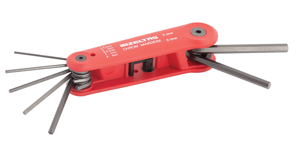 İzeltaş Hex Key Wrench Folding Set (7 Pcs, mm) (4912 00 0007)