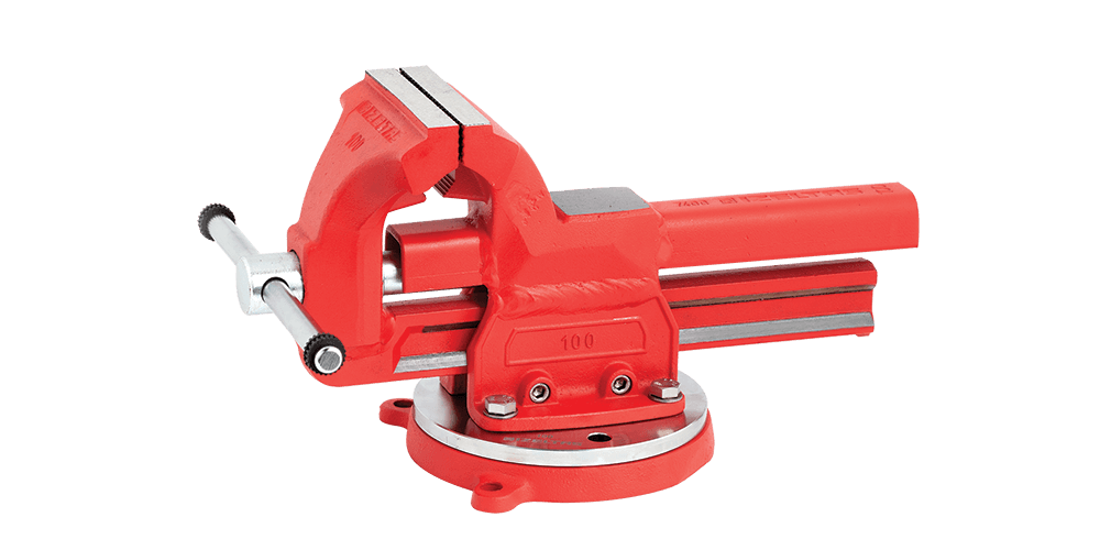 İzeltaş Forged Steel Vice with Swivel Base 100 mm