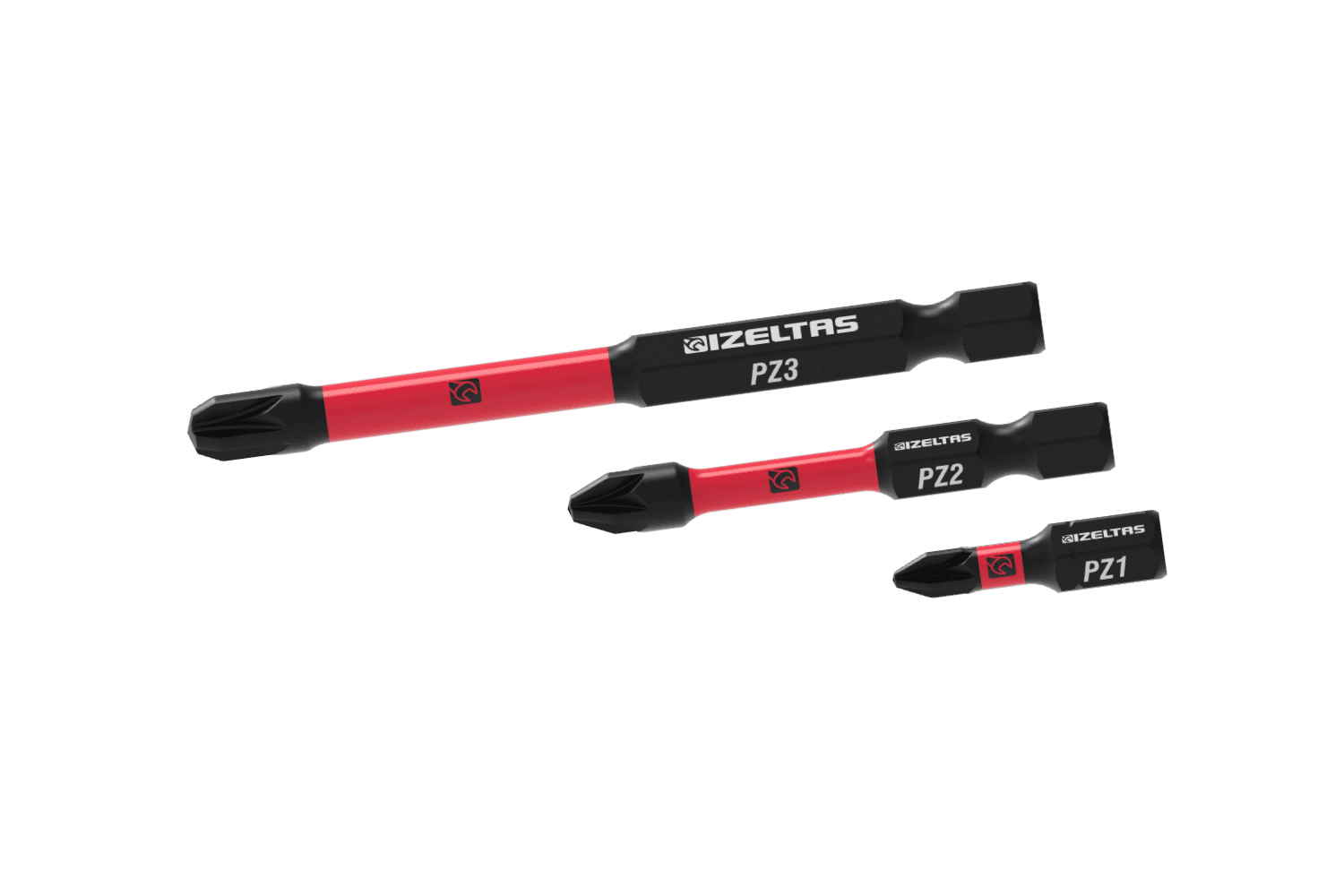 İzeltaş Darbeli Pozidriv Bits Uçlar Pz1 25 mm