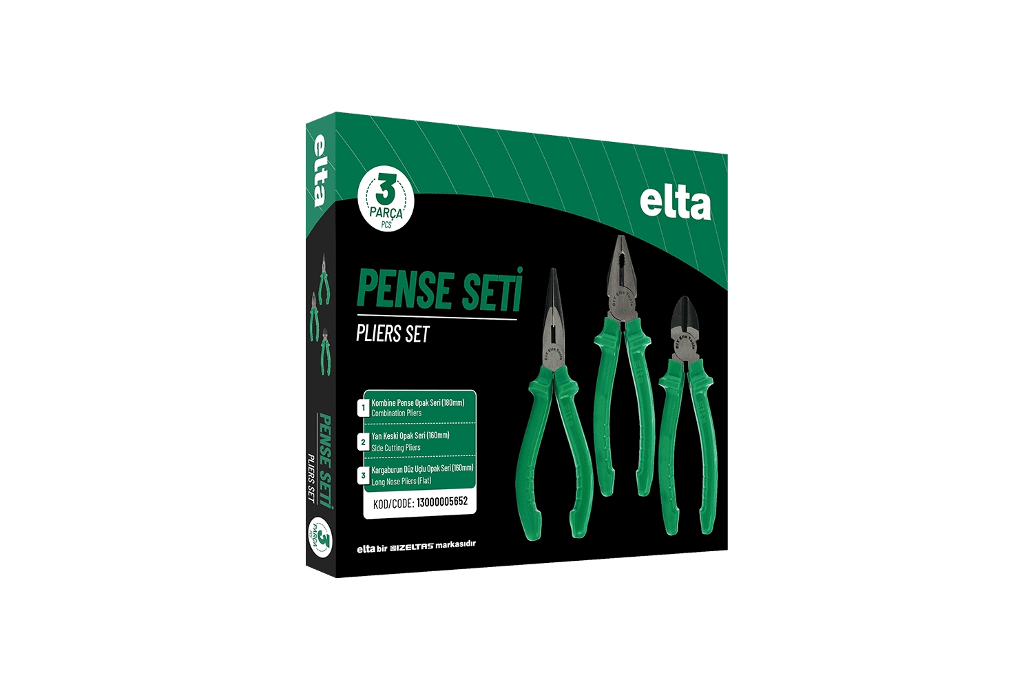 Elta Pense Seti (3 Parça)