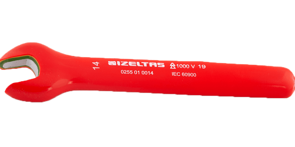 İzeltaş Single Ended Open Jaw Wrench Super Insulated 10 mm