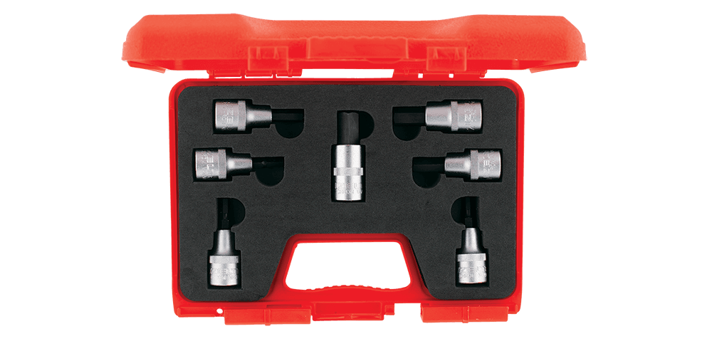 İzeltaş 1/2” Lokmalı Allen Uç Takımı (60 mm, 7 Parça)