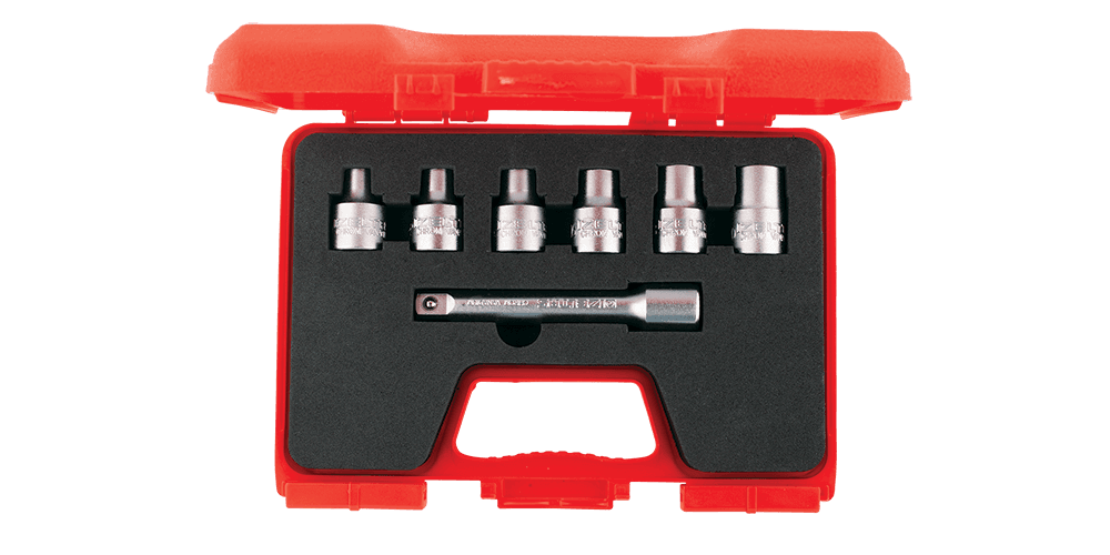 İzeltaş 1/2″ Star Torx® Bits Socket Wrenc Set (7 Pcs)