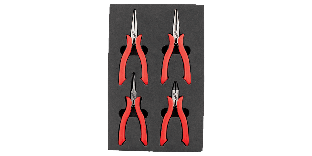 İzeltaş Electronic Long Nose Pliers Set (4 Pcs)
