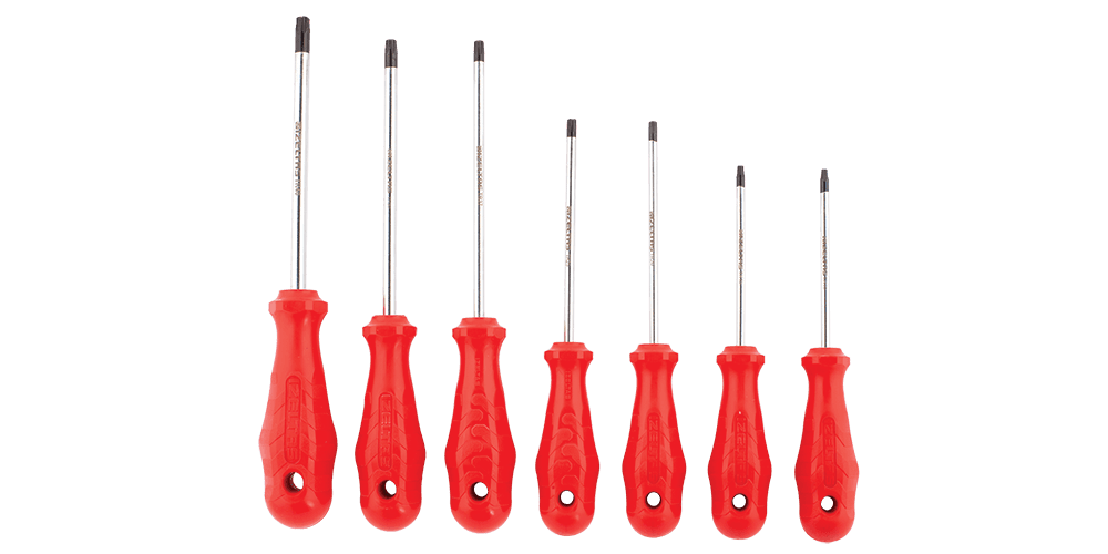 İzeltaş Delikli Torx® Uçlu Tornavida Takımı (7 Parça)