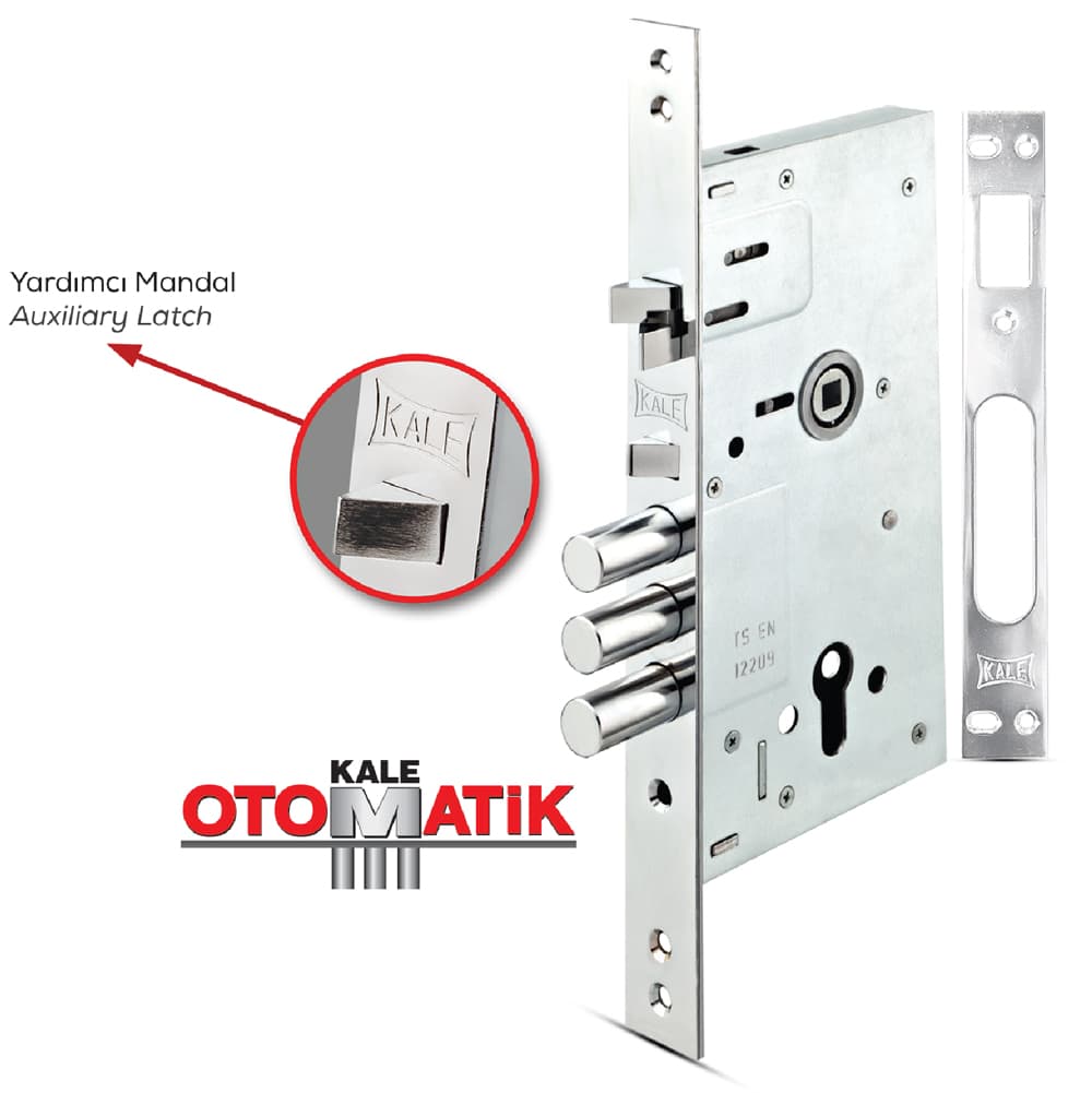 Kale Mandal & Sürgü Otomatik Kilitleme Fonksiyonlu Kilit 252 RAV