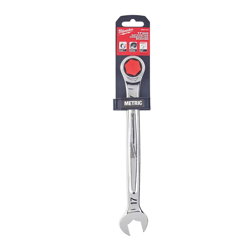Milwaukee 17 mm Maxbite Cırcır Kombinasyon Anahtarı