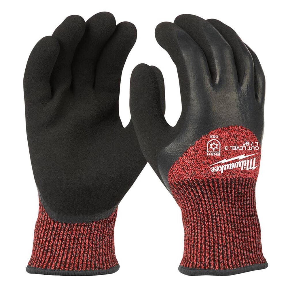 Milwaukee 3. Derece Kesik Korumalı Kışlık Nitril Eldiven L Beden