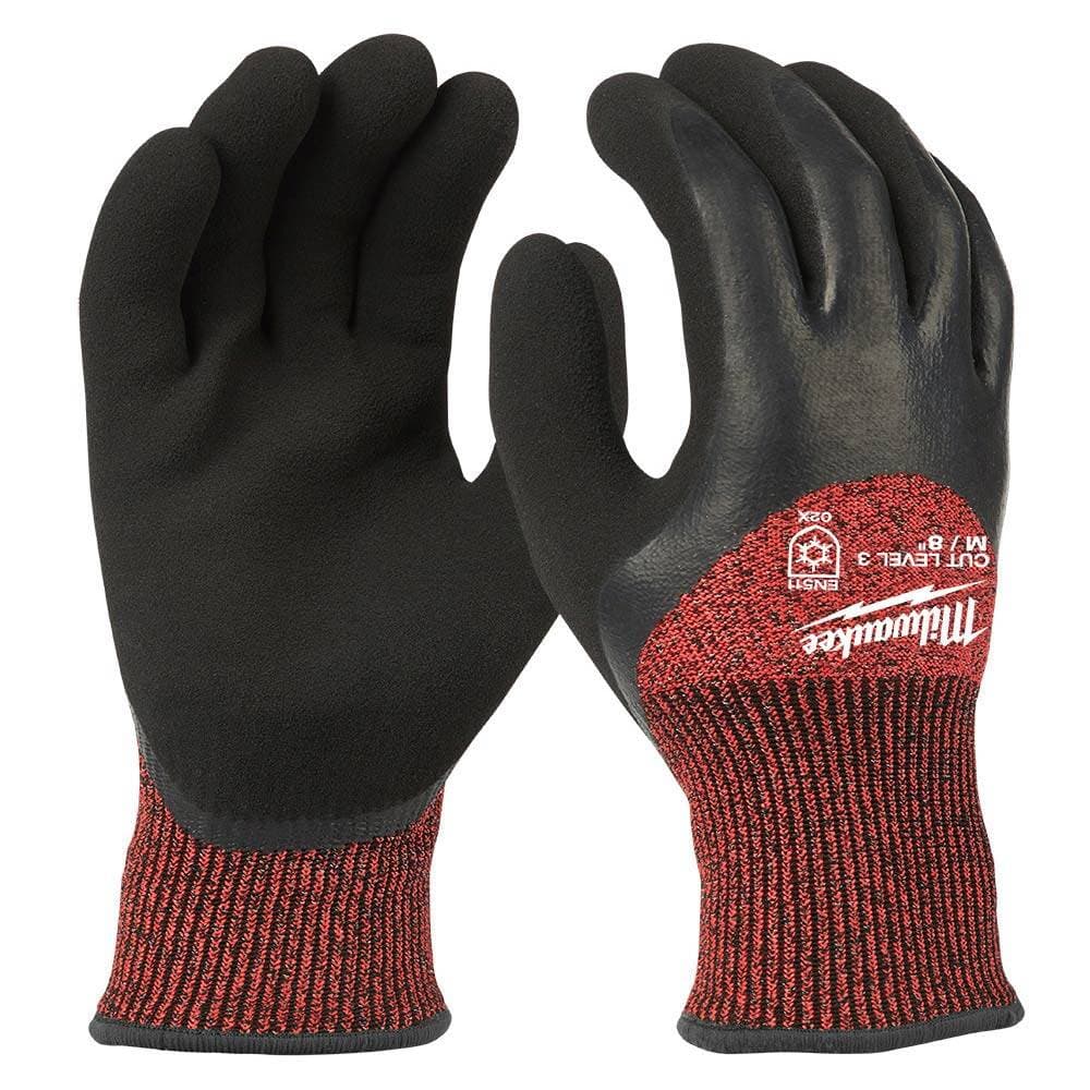 Milwaukee 3. Derece Kesik Korumalı Kışlık Nitril Eldiven - S/7