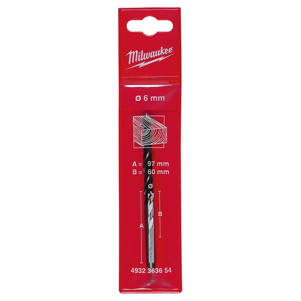 Milwaukee 6.0x97 mm Klasik Seri Ahşap Matkap Ucu