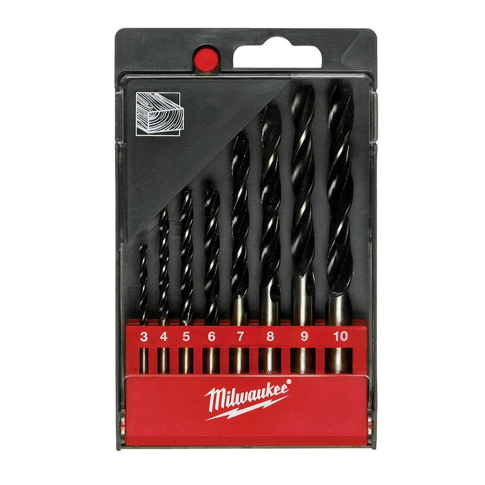 Milwaukee 8 Parça Klasik Seri Ahşap Matkap Ucu Seti