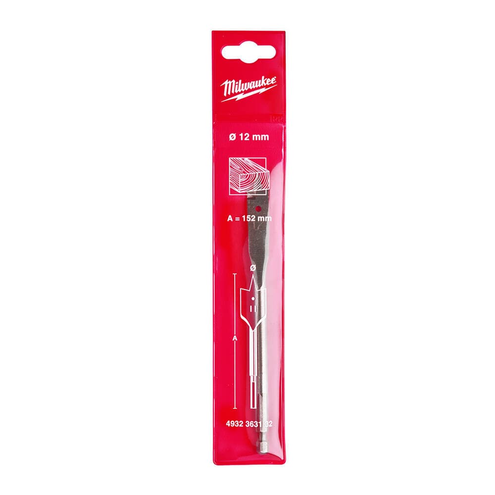 Milwaukee 12x160 mm Yaprak Seri Ahşap Matkap Ucu