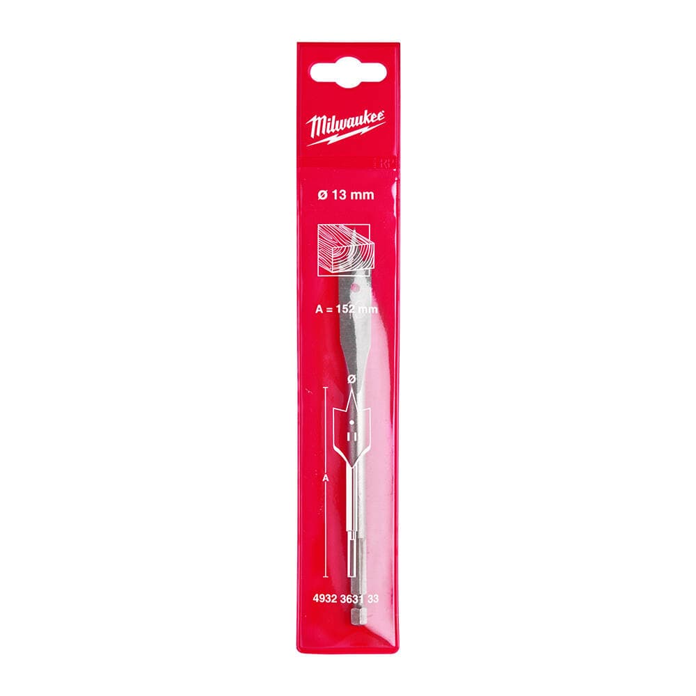 Milwaukee 13x160 mm Yaprak Seri Ahşap Matkap Ucu