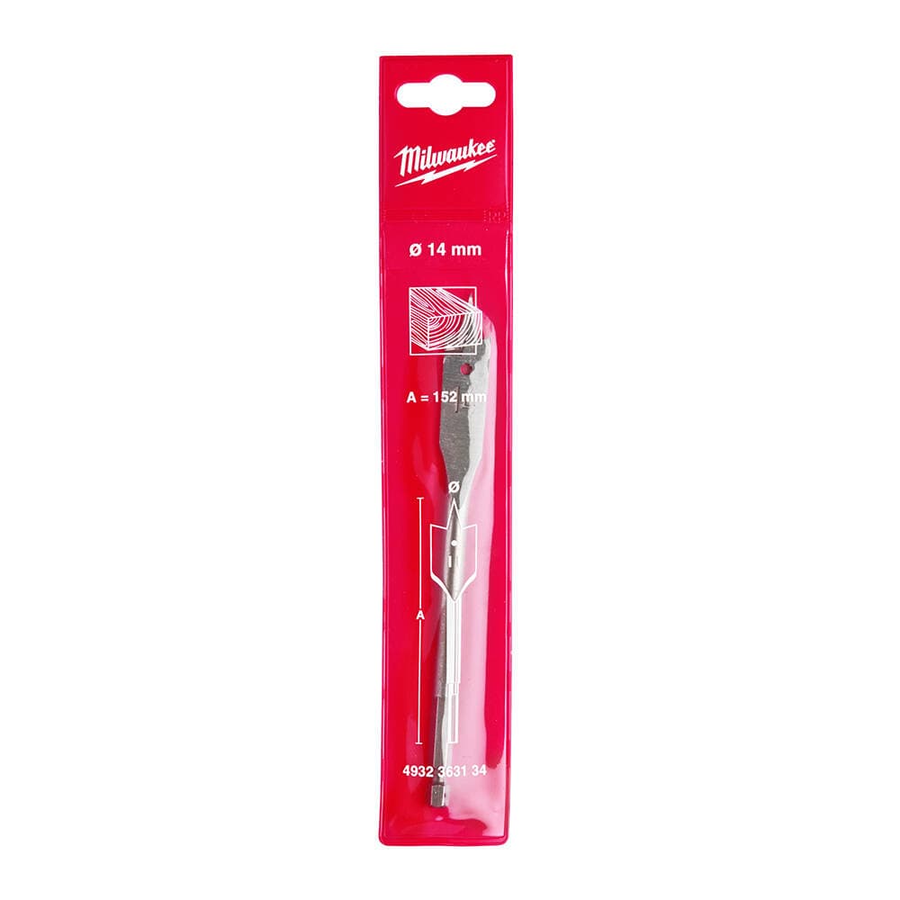Milwaukee 14x160 mm Yaprak Seri Ahşap Matkap Ucu