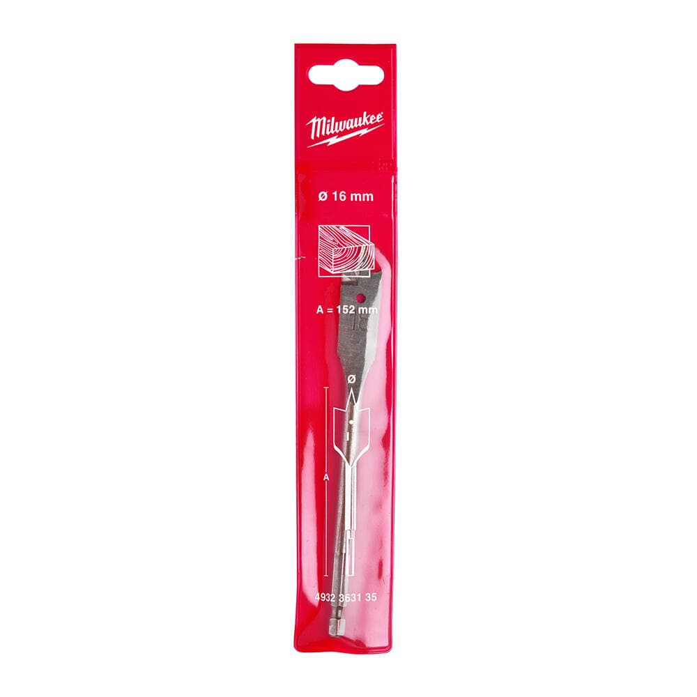 Milwaukee 16x160 mm Yaprak Seri Ahşap Matkap Ucu