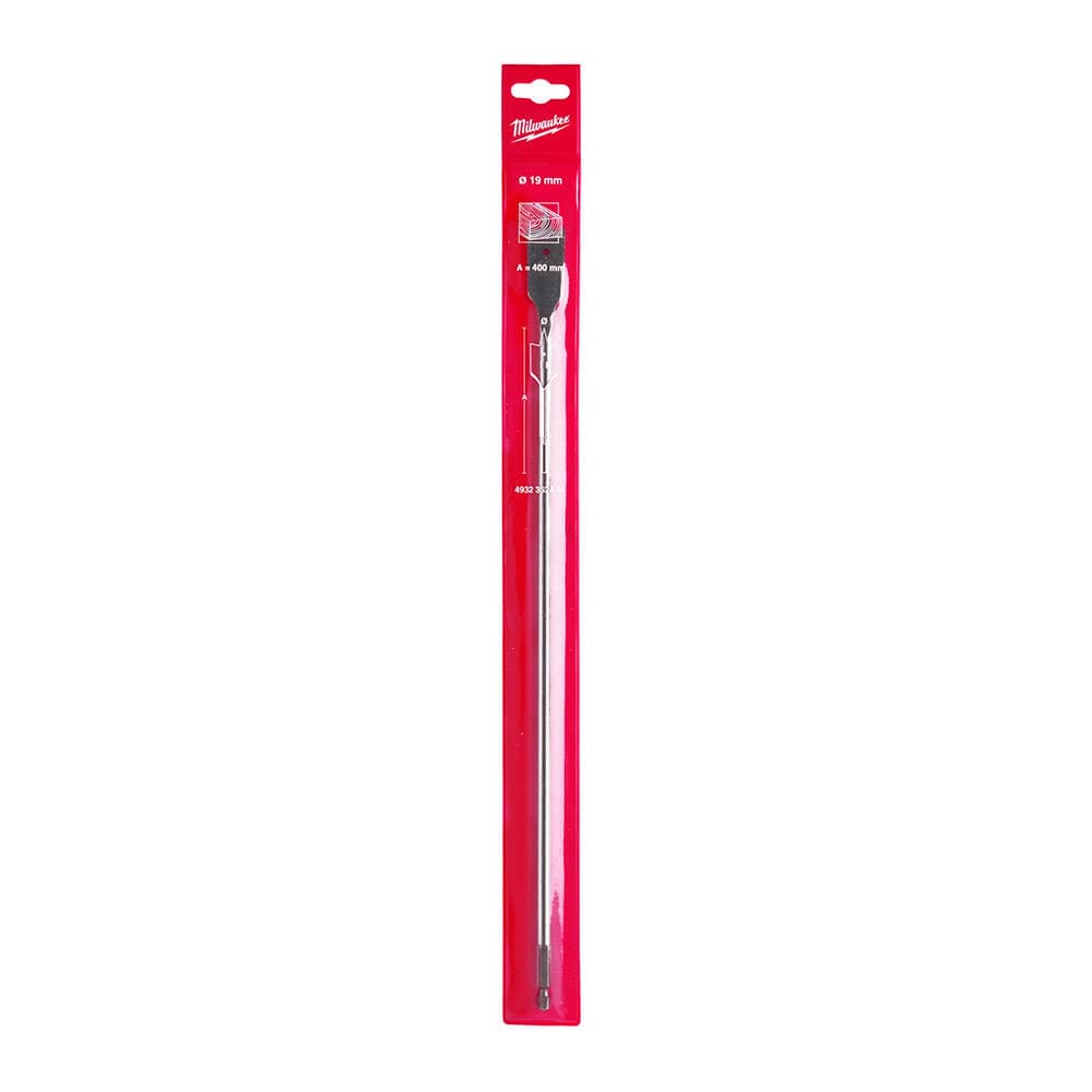 Milwaukee 19x400 mm Yaprak Seri Ahşap Matkap Ucu