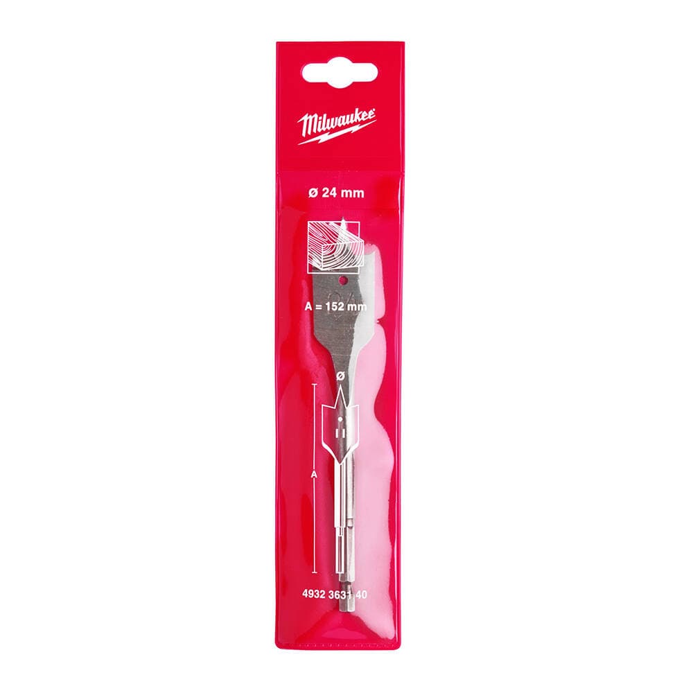 Milwaukee 24x160 mm Yaprak Seri Ahşap Matkap Ucu