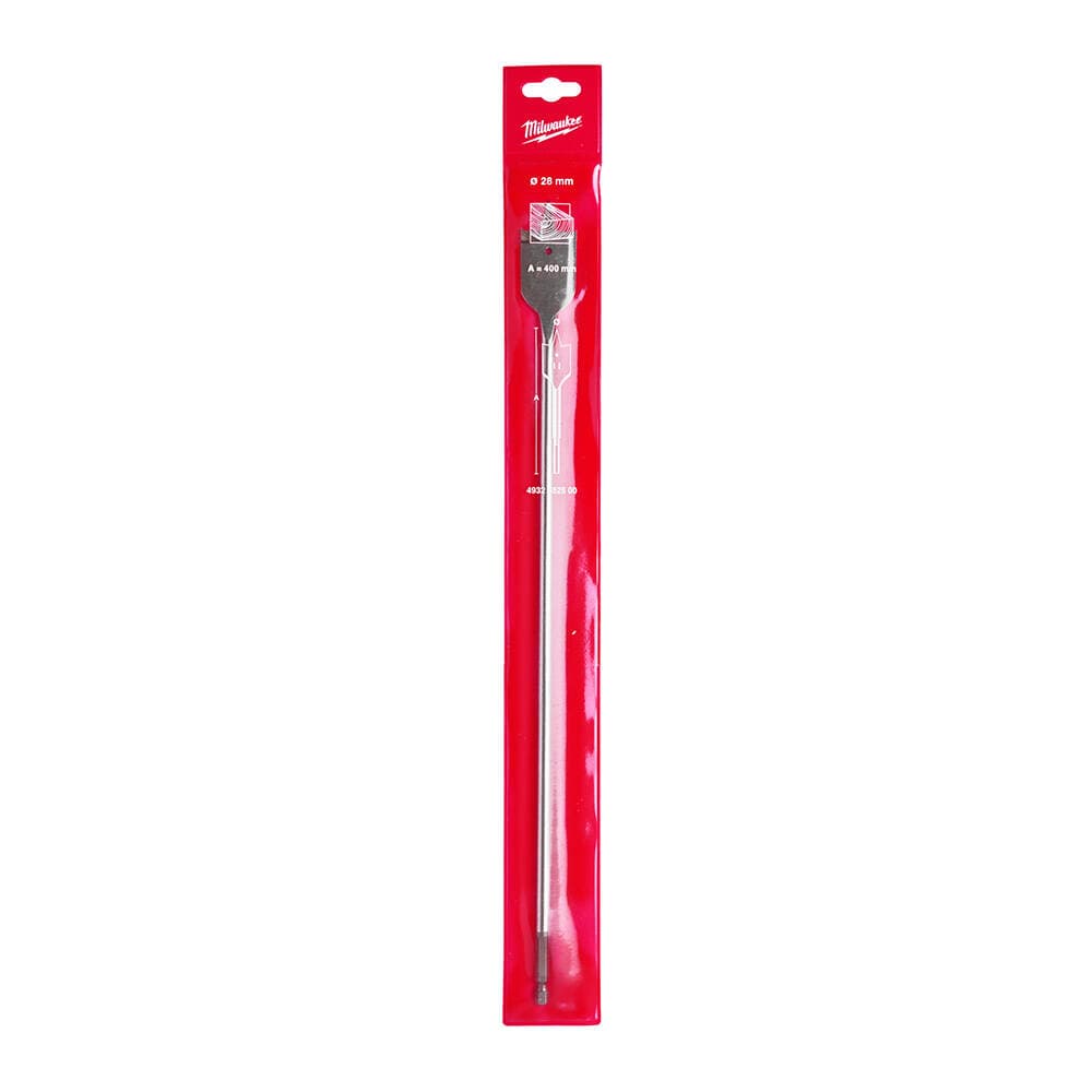 Milwaukee 28x400 mm Yaprak Seri Ahşap Matkap Ucu