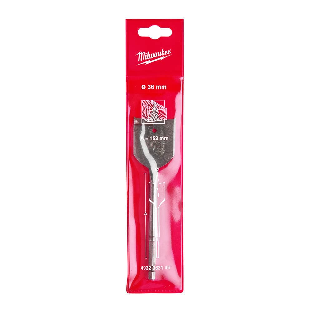 Milwaukee 36x160 mm Yaprak Seri Ahşap Matkap Ucu