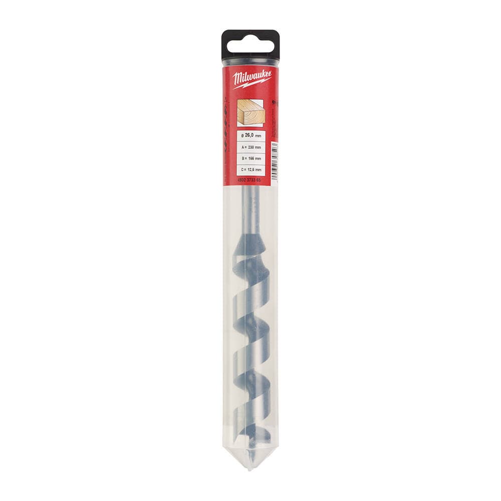 Milwaukee 26x230 mm Yaprak Seri Ahşap Matkap Ucu