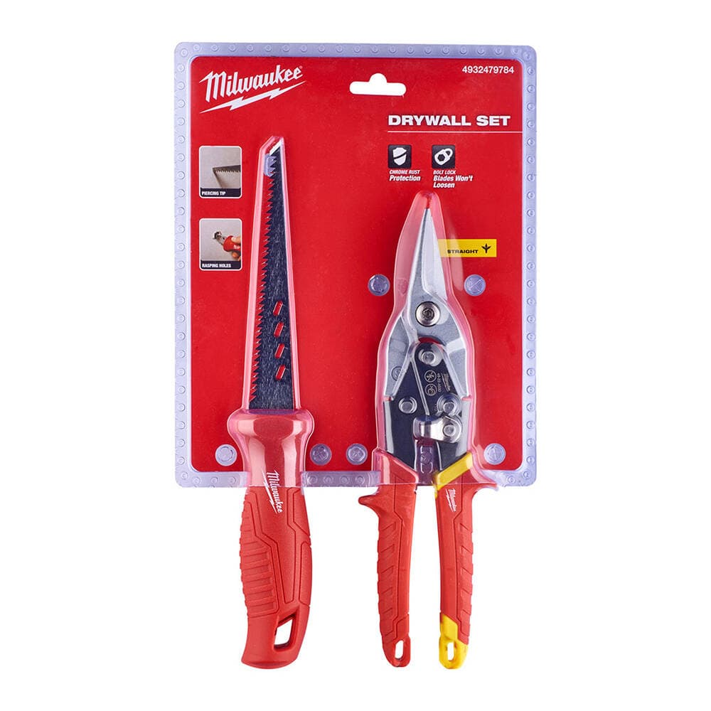 Milwaukee Testere ve Kaportacı Makası - Alçıpan Kiti