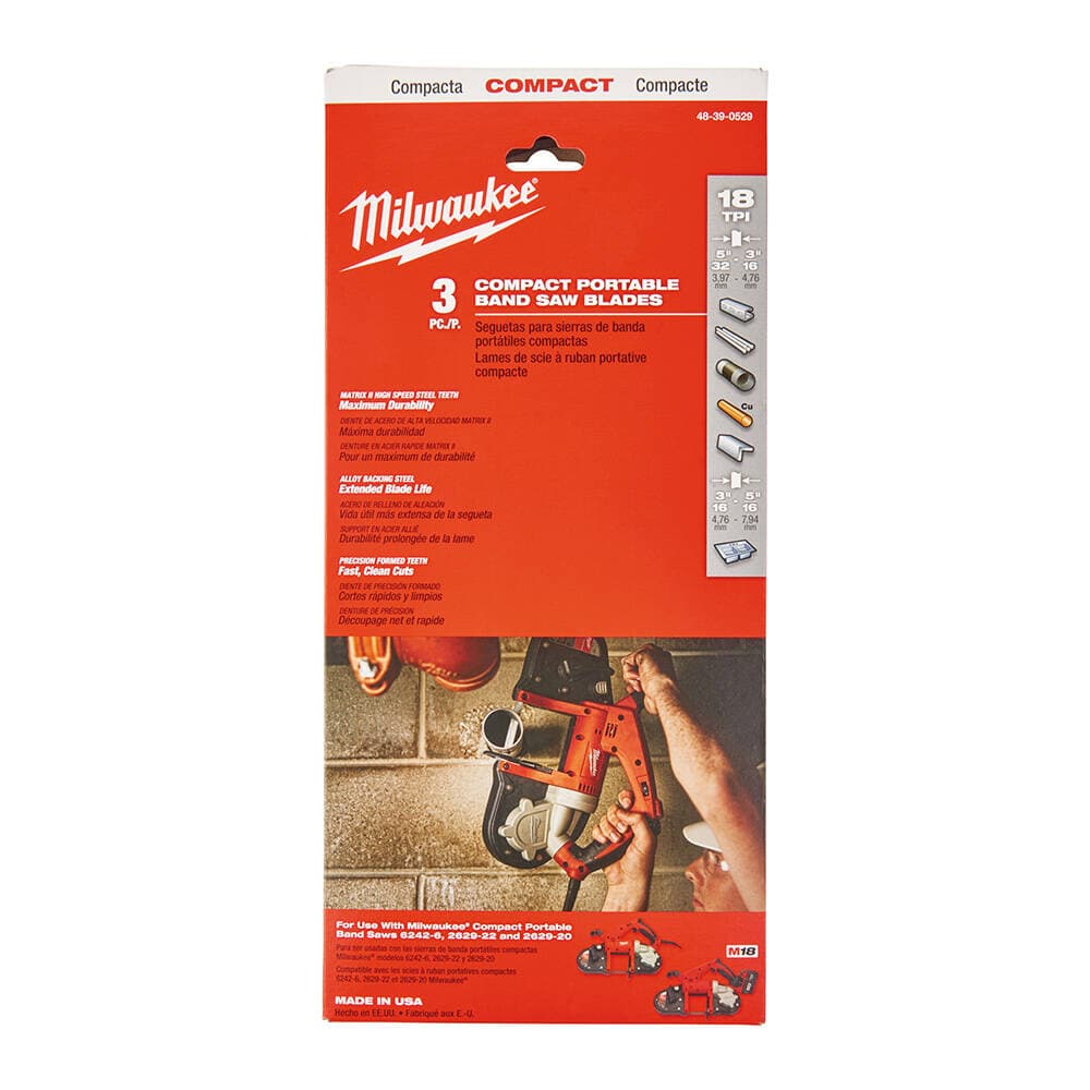 Milwaukee 900x1.4 mm Bant Kesme Testeresi - 3’lü
