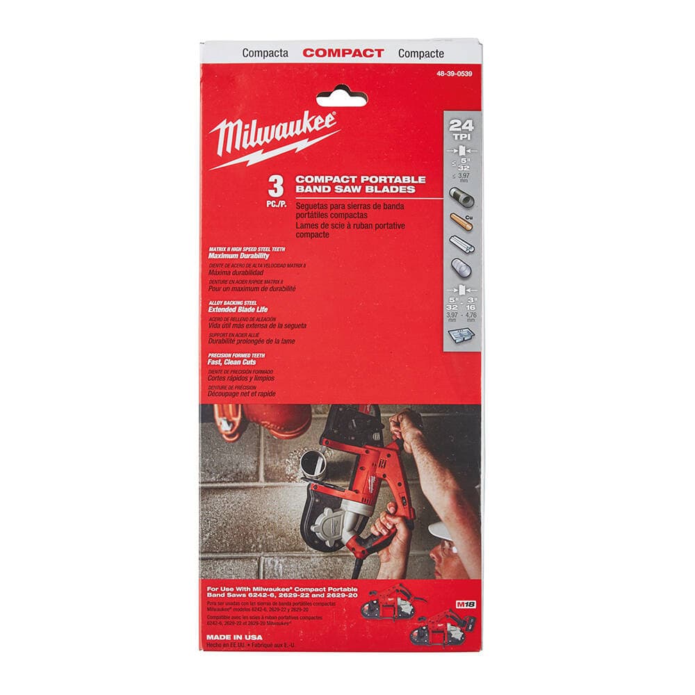 Milwaukee 900x1.0 mm Bant Kesme Testeresi - 3’lü