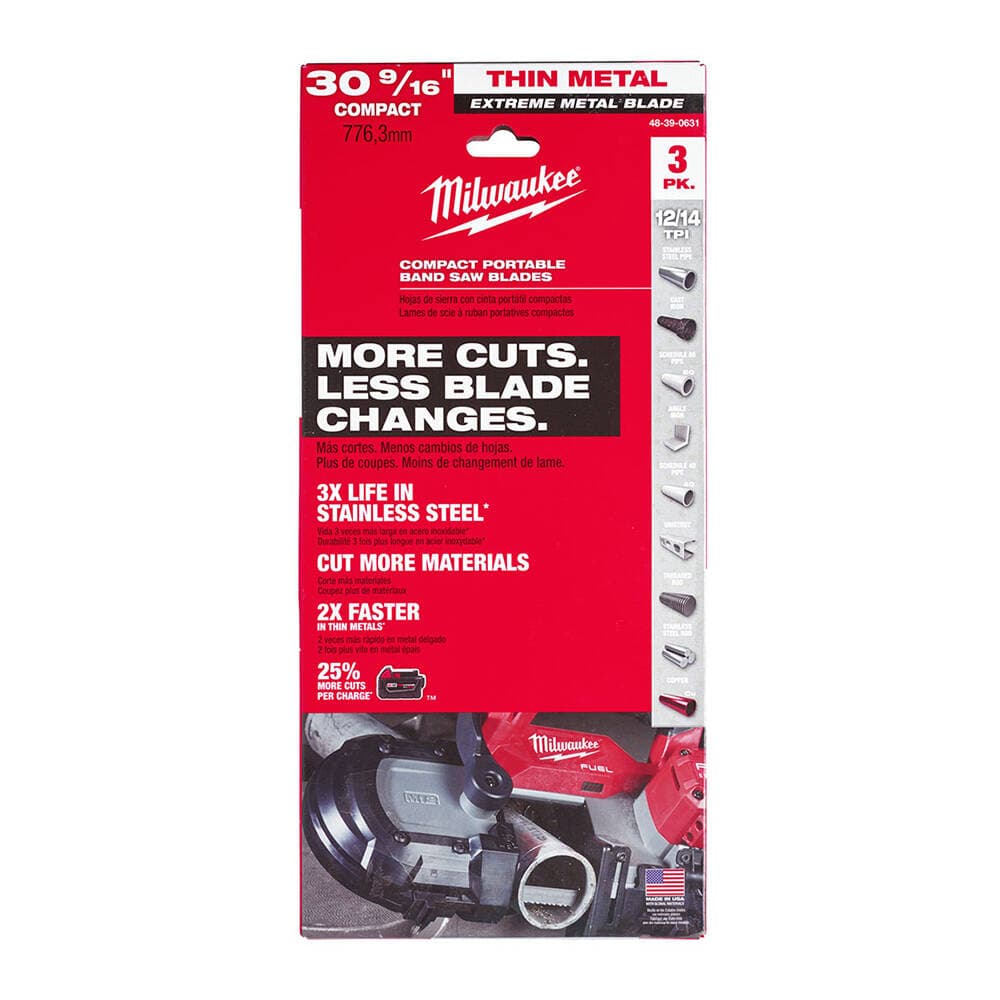 Milwaukee 776.29x12/14 Bant Kesme Testeresi - 3 'lü