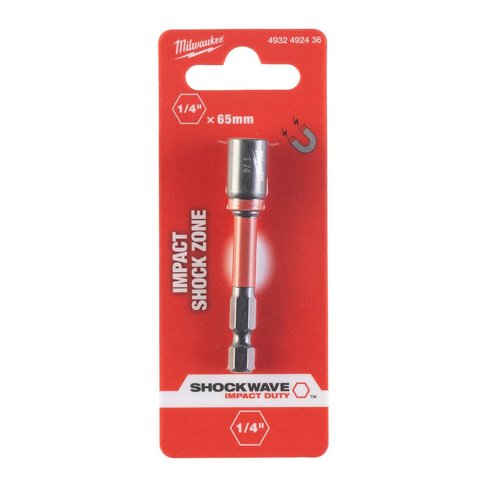 Milwaukee 1/4" x 65 mm Shockwave Lokma Bits Uç