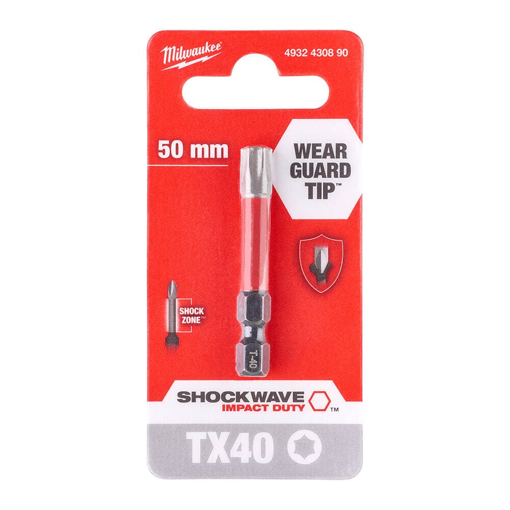 Milwaukee TX40 50 mm Shockwave Bits Uç