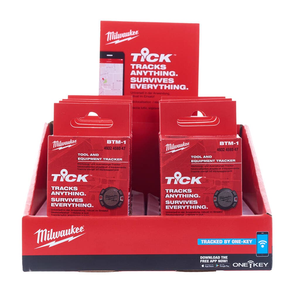 Milwaukee Btm-Tick One-Key Bluetooth İzleme - 10'lu