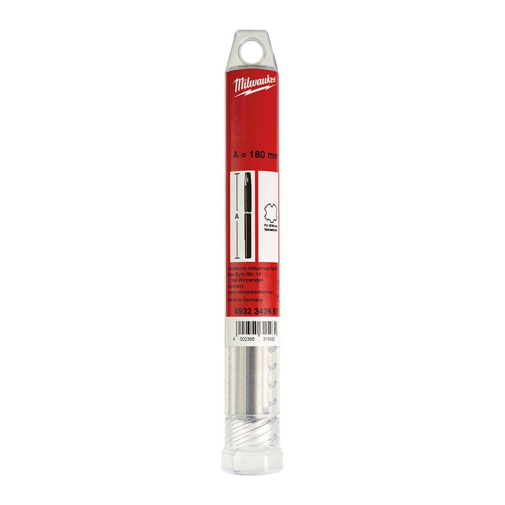 Milwaukee 180 mm SDS-Max & Kanallı Buat Ucu Adaptörü