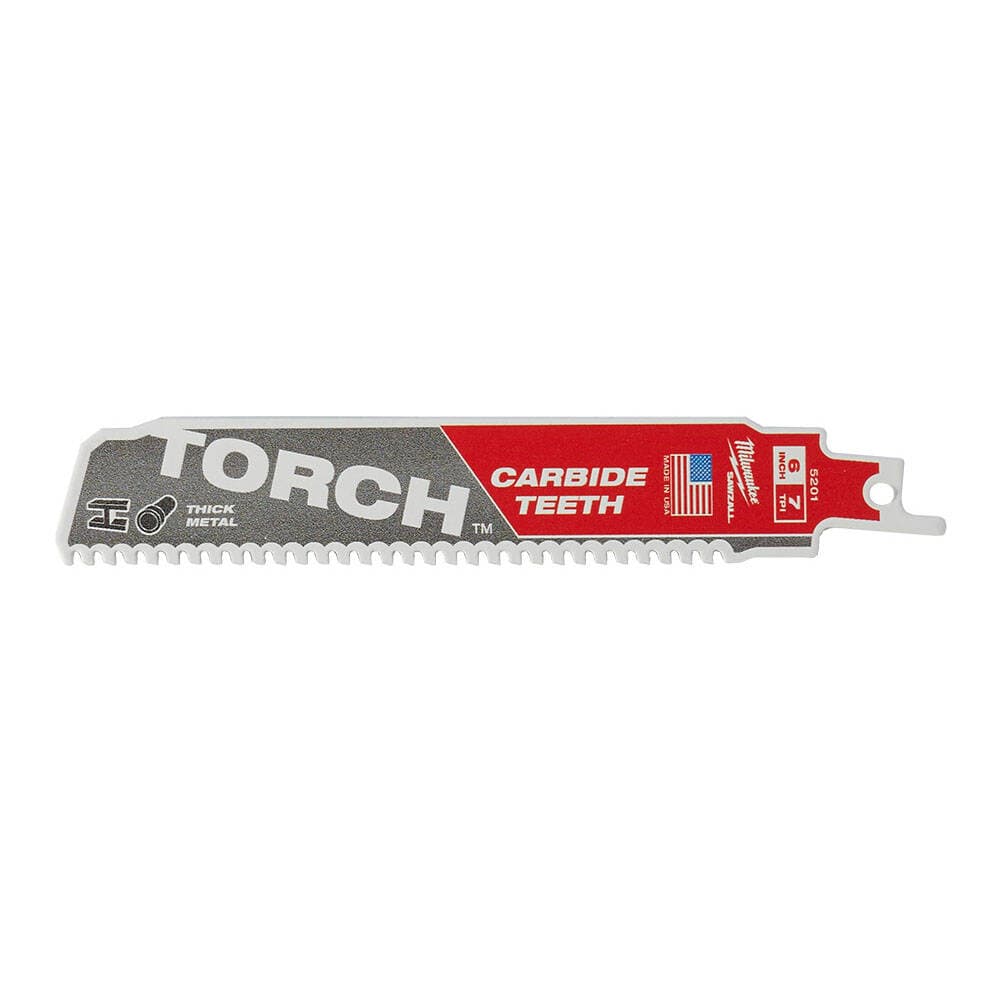 Milwaukee 150 mm Karbür Dişli Torch Kılıç Testere Bi-Metal - 5'li