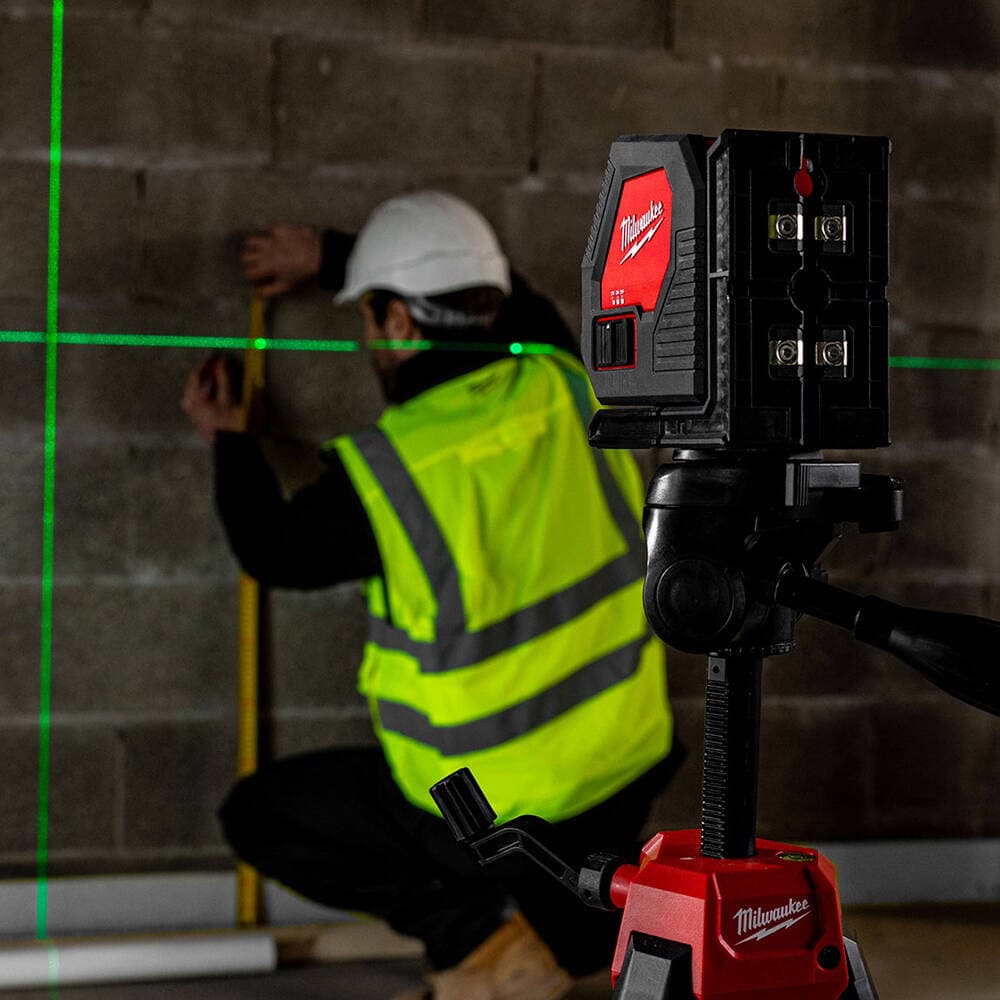 Milwaukee CLL-C Alkalin Yeşil Çapraz Çizgi Lazer