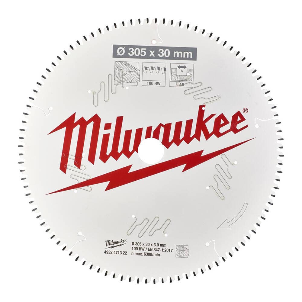 Milwaukee 305x30x3.0x100 ATBN Daire Testere - Ahşap