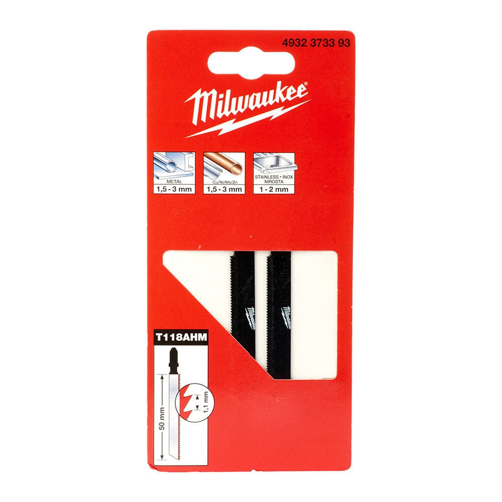Milwaukee 50 mm T118AHM Stainless Hcs Dekupaj Bıçağı -2'li