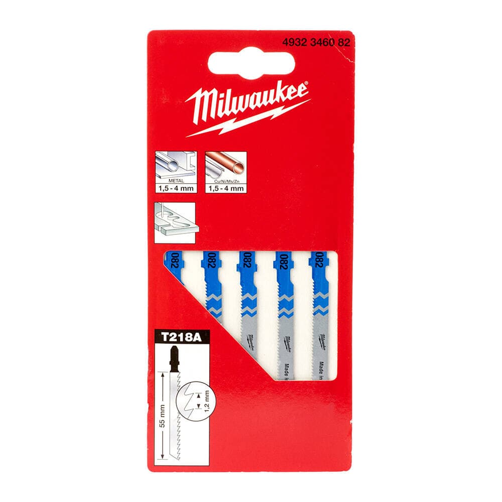 Milwaukee 55 mm T218A Metal Dekupaj Bıçağı 5'li