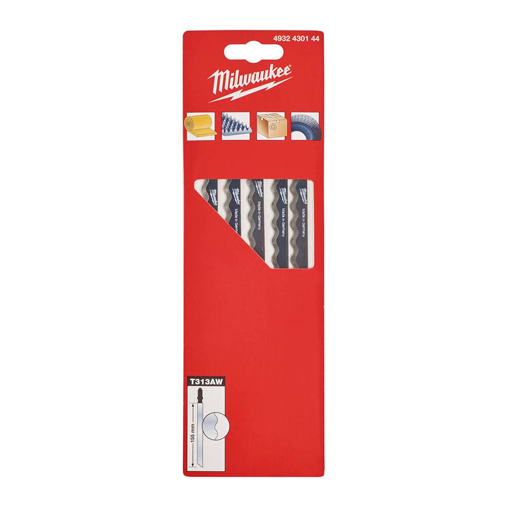 Milwaukee 155 mm T313Aw Düz Dalgalı Ağız Kağıt Dekupaj Bıçağı
