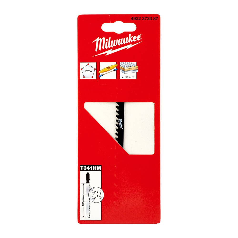 Milwaukee 105 mm T341Hm Pvc/Fiber/Yutong Dekupaj Bıçağı