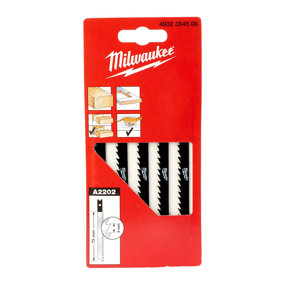 Milwaukee 75 / 4 mm U-Shank Ahşap Dekupaj Bıçağı