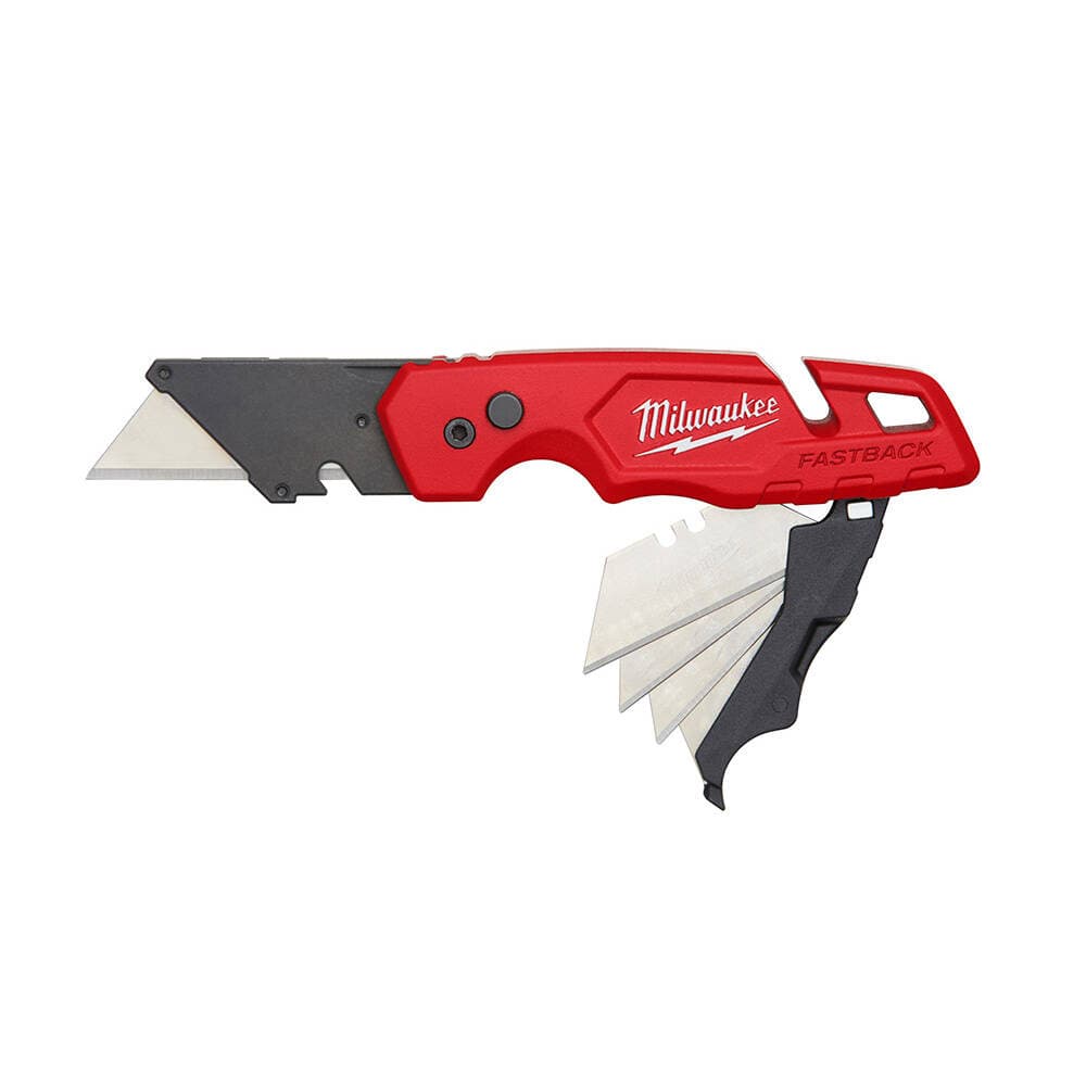 Milwaukee FASTBACK™ Çevirmeli Maket Bıçağı - Muhafazalı