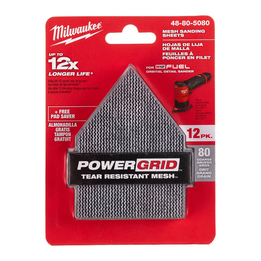 Milwaukee 67X92 HL G120 File Zımpara 12 Adet + Ped Koruyucu