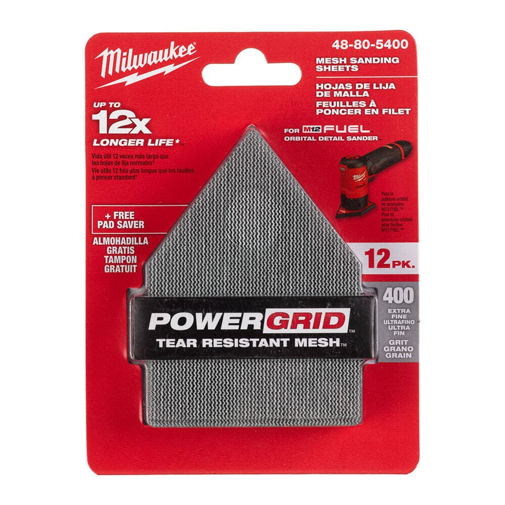 Milwaukee 67X92 HL G400 File Zımpara 12 Adet + Ped Koruyucu