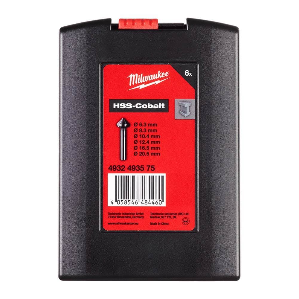 Milwaukee 6 Parça HSS CO Havşa Matkap Ucu Seti