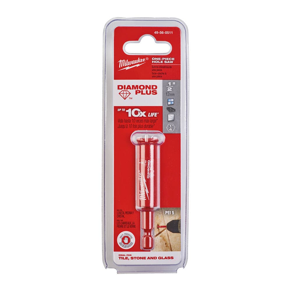 Milwaukee 12 mm 1/4" Elmas Bits Uç