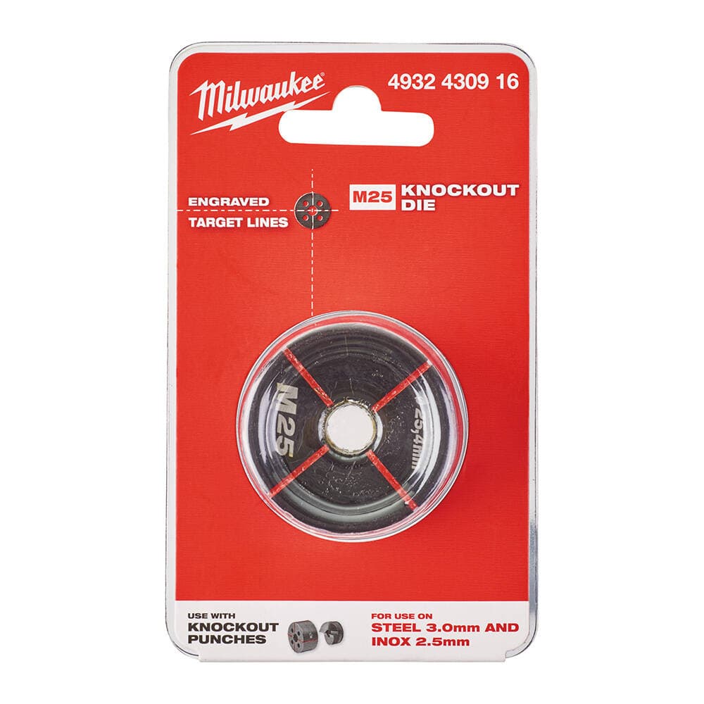 Milwaukee 25.4 mm Hydraulic Punch Die