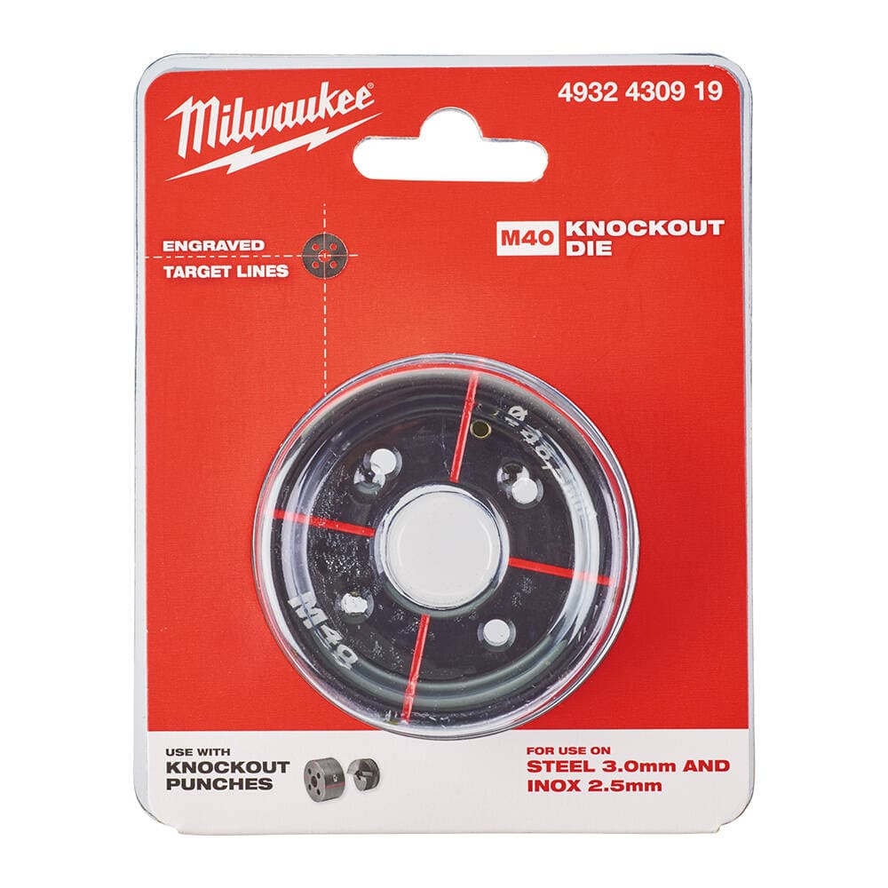 Milwaukee 40.5 mm Hydraulic Punch Die