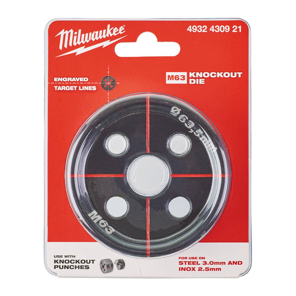 Milwaukee 63.5 mm Hydraulic Punch Die