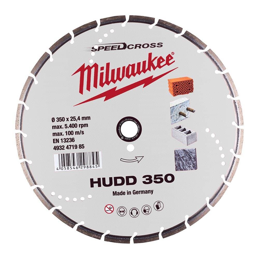 Milwaukee HUDD 350 mm Elmas Testere Demirli/Beton (MXFCOS350G2)